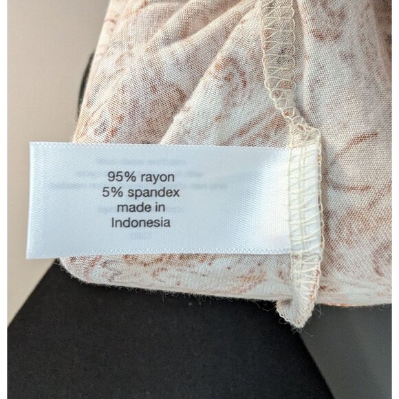 NWT Lane Bryant Swing V-Neck Tank in Paisley - 18/20 - Picture 6 of 9